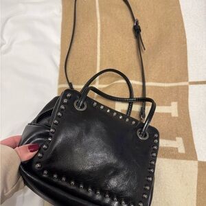 Zara Black Studded Bag
